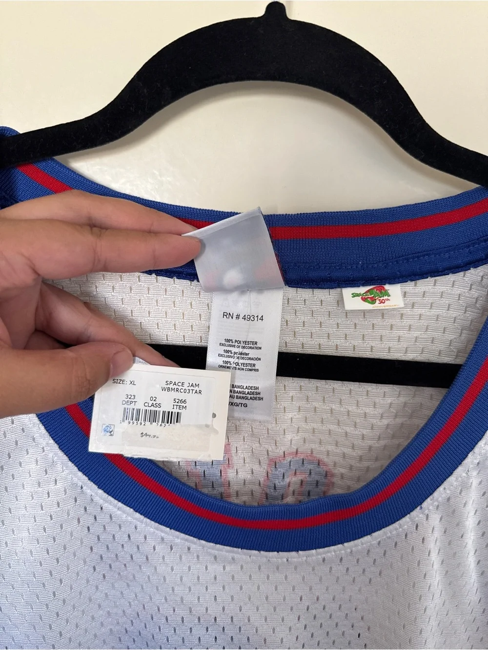 Champion Space Jam Tune Squad Lola Bunny Jersey NWT XL